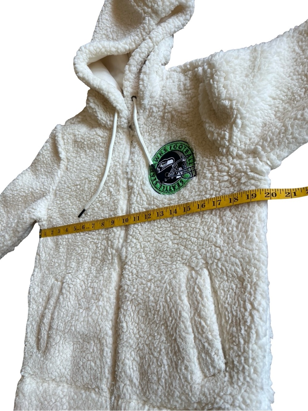 NFL Apparel Seattle Seahawks Women’s Sherpa Full-Zip Embroidered S Jacket Cozy - Picture 10 of 13
